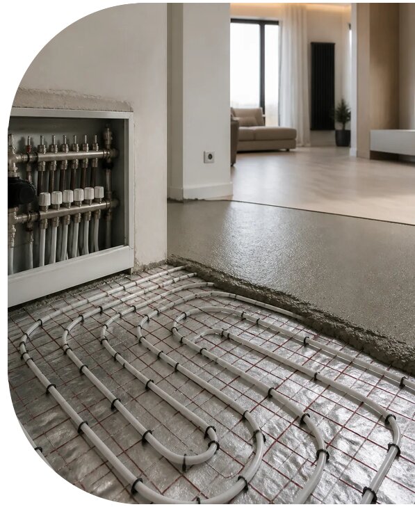 Водяной теплый пол под ключ в Ишимбае от 3549 р. | АПаруса-Шмб